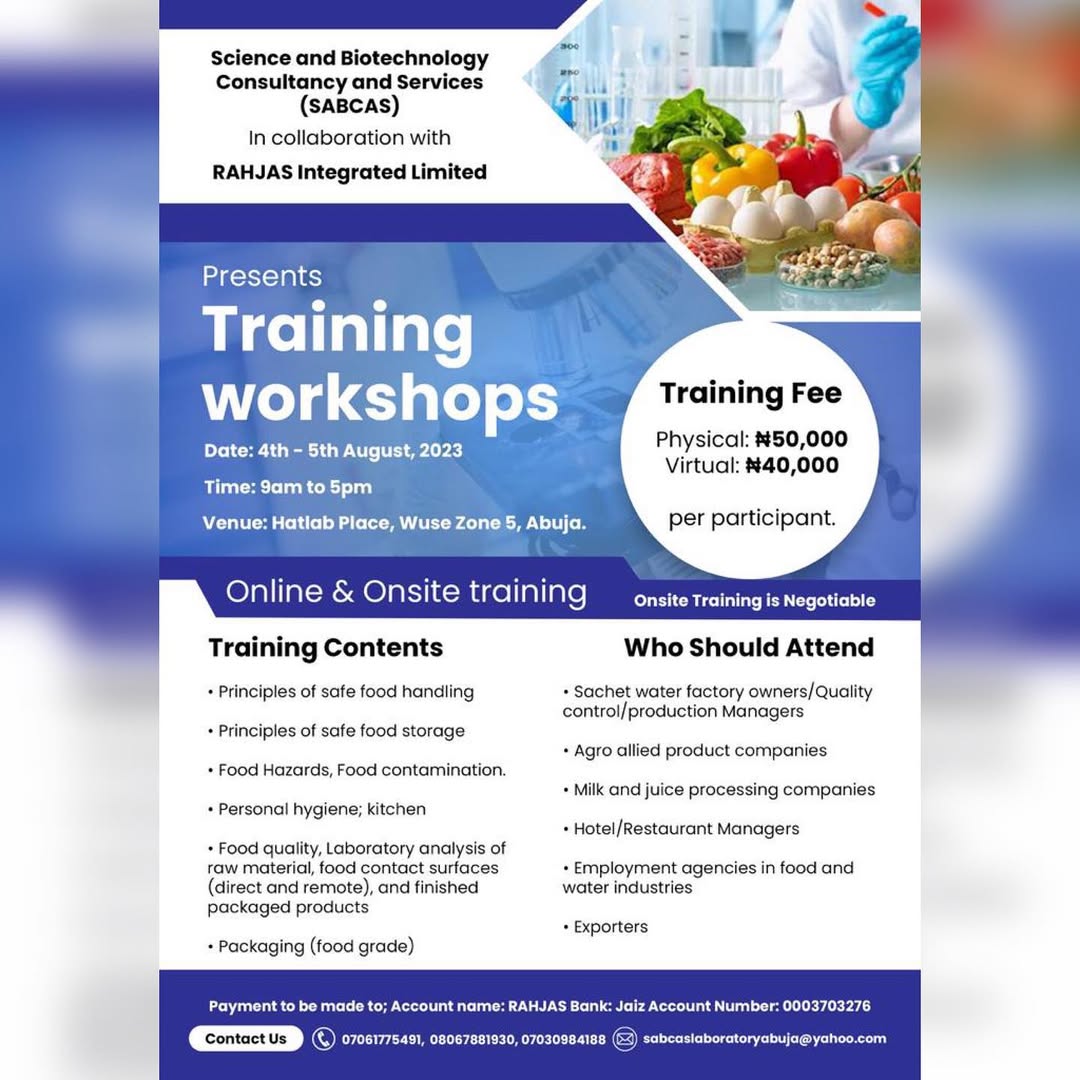 SABCAS training workshop